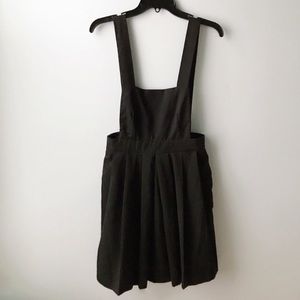 Black Pinafore With Pockets